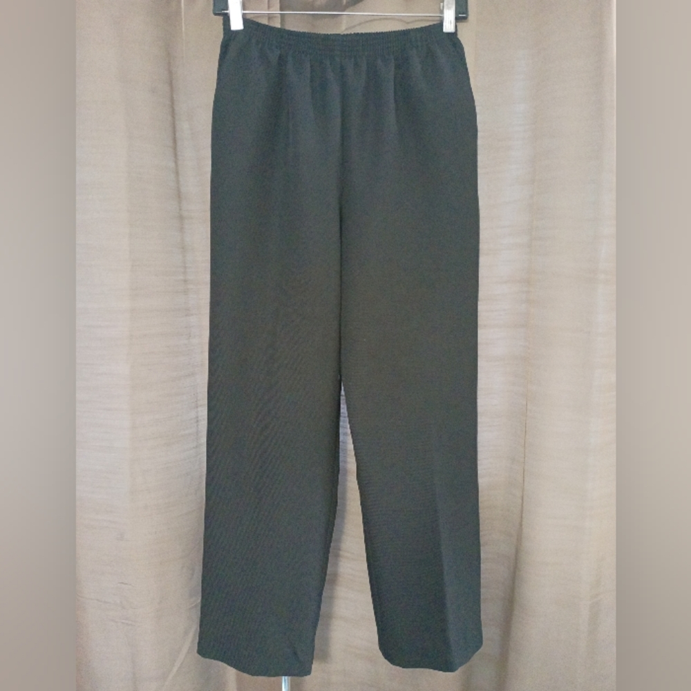 Alfred Dunner Black Slacks Size 8